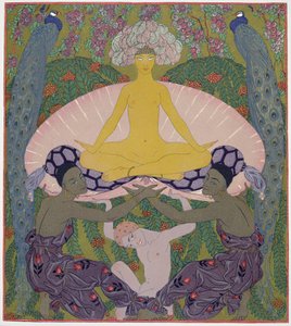 ヴィーナスの誕生（紙にインクとW / c）（133204を参照） 作： Georges Barbier