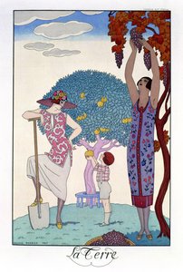 地球 作： Georges Barbier
