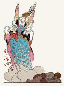 妖精のゴッドマザー (ポチョワール プリント) 作： Georges Barbier