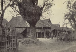 ビルマ: Kengtung で (白黒写真) 作： Georges Bertin Scott