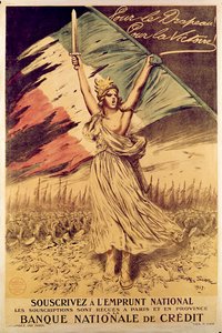 1917年の戦争債の購入を奨励するフランスの第一次世界大戦のポスター