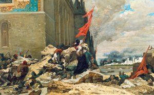 チュイルリーの燃焼 作： Georges Clairin