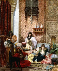 スルタンのお気に入り、1875 作： Georges Clairin