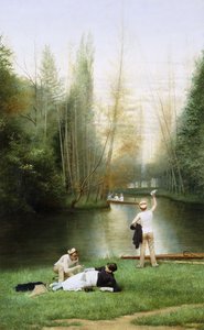 浮気、1885 作： Georges Croegaert