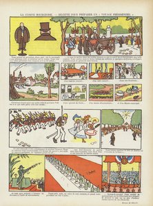 ブルジョア料理。大統領旅行のレシピ。ル・リールのイラスト