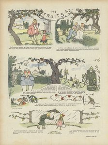 果物。ル・リールのイラスト 作： Georges Delaw