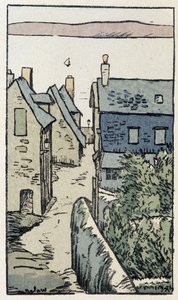 オンフルール - ジョルジュ・デローの「Sur les chemins de France」にて 作： Georges Delaw