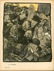 バタープレート、番号153、風刺的な色 作： Georges Dupuis