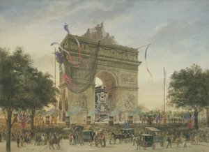 ビクターユーゴーの葬儀（1802-85）1885
