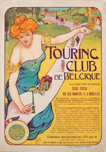 ベルギーのツーリング クラブ、1901 年。 作： Georges Gaudy