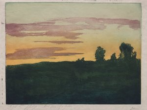 黄色い夕べ 作： Georges Godin