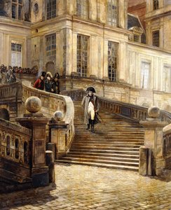 ナポレオンの退位、1890年から1899年 作： Georges Jules Auguste Cain