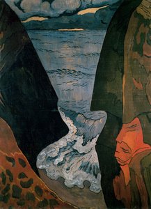 カマレット近くの崖 作： Georges Lacombe