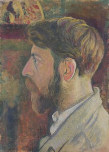 プロフィール自画像、c.1900-05 作： Georges Lemmen