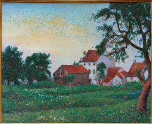 ラ・フループにあるフルマリエ家の家 作： Georges Lemmen