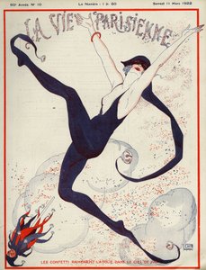 「La Vie Parisienne」の表紙 作： Georges Leonnec