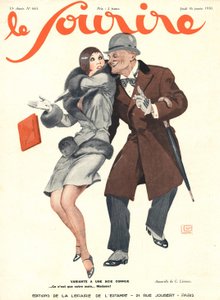 「Le Sourire」の表紙、1930 年 1 月（カラー リソ）