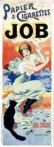ジョルジュ・ムニエによるたばこ紙「ジョブ」のポスター 作： Georges Meunier