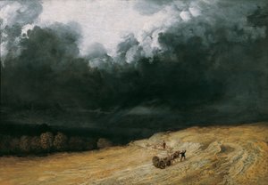 雷雨の風景 作： Georges Michel