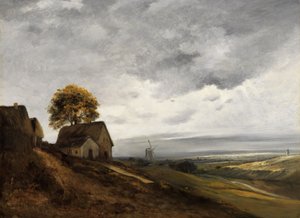 パリ近郊の風景 作： Georges Michel