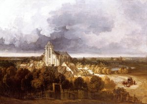 「モーの眺め」、1800-1843 作： Georges Michel