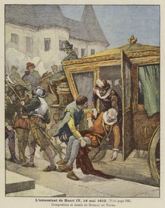 1610年5月14日、フランス国王ヘンリー4世の暗殺 作： Georges Moreau de Tours