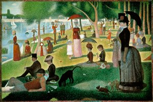 ラ・グランド・ジャットの日曜日 作： Georges Pierre Seurat