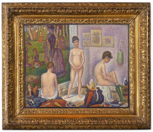 レ・ポゼーズ、アンサンブル（小ヴァージョン） 作： Georges Pierre Seurat