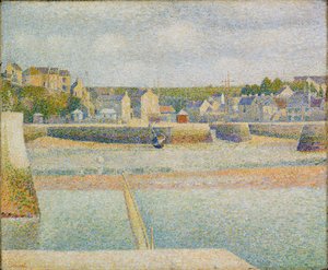Port-en-Bessin: アウター ハーバー (干潮) 作： Georges Pierre Seurat