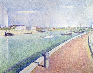 O Canal de Gravelines, Petit Fort Philippe 作： Georges Pierre Seurat