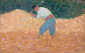 ストーンブレイカー、c。 1882年。 作： Georges Pierre Seurat