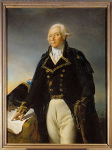 モーゼル軍総司令官ヴァルミー公フランソワ・クリストフ・ケレルマン（1735-1820）の肖像 ジョルジュ・ルジェ（1784-1869）による絵画 1792年 薄さ。1,35 x 1 m
