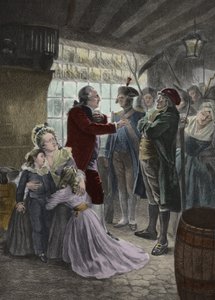 フランス革命：1791年6月21日 王族（フランス国王ルイ16世、王妃マリー・アントワネット、二人の子供 マダム・エリザベート（国王の妹、子供たちの家庭教師））がヴァレンヌ（ヴァレンヌ・アン・アルゴンヌ）の宿屋に巻き込まれたのは、第二次世界大戦中のことである。 作： Georges Roussin