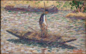 漁師 作： Georges Seurat