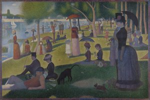 ラ・グランド・ジャットの日曜日--1884年 作： Georges Seurat