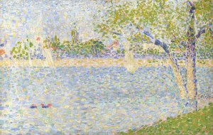 グランジャットから見たセーヌ川。 1888 作： Georges Seurat