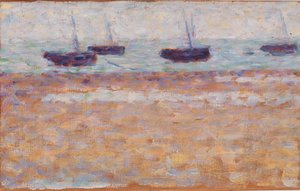 グランドキャンプのフォーボート 作： Georges Seurat