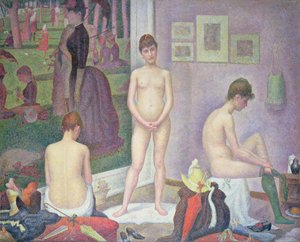 モデル、1886-88 作： Georges Seurat