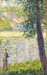 朝の散歩。 1885 作： Georges Seurat