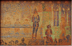 パレードデシルク-サーカスパレード 作： Georges Seurat