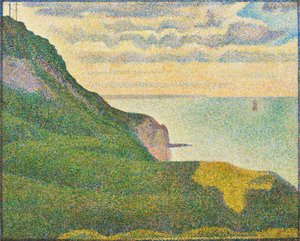 Port-en-Bessin、ノルマンディーの海景 作： Georges Seurat
