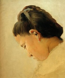 Têtede jeune fille（少女の頭） 作： Georges Seurat