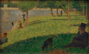 グランデジャッテでの日曜日の午後-Ein Sonntagnachmi 作： Georges Seurat