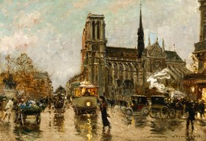 ノートルダム寺院、パリ、 作： Georges Stein