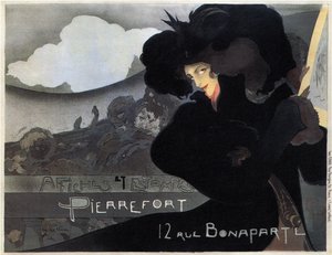 ピエールフォート、アフィシェスとスタンプス、1898 作： Georges de Feure