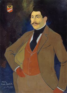 小説家ポール・アダムの肖像 1862-1920年、c. 1900年。 作： Georges de . Feure