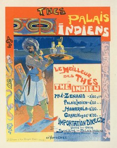 インド宮殿のお茶、c。 1900年。 作： Georges de . Feure