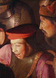 聖ペテロの否定、1650年（6279の詳細） 作： Georges de La Tour