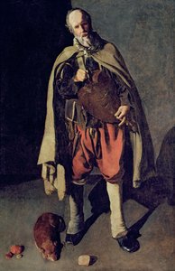 彼の犬と一緒のハーディガーディプレーヤー、1620年代（181976も参照）