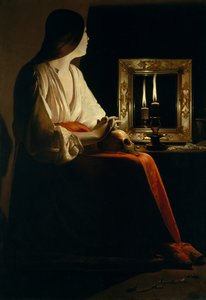 悔い改めるマグダレン、カリフォルニア州。 1640年。